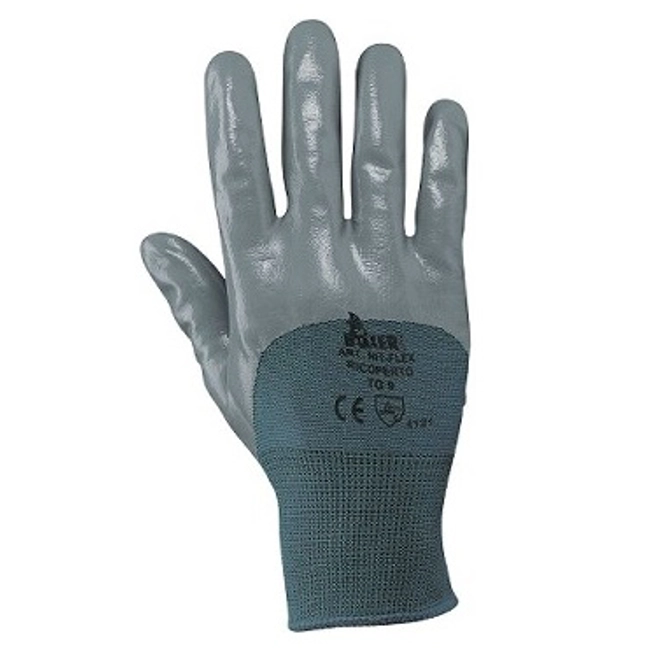 Vendita online Guanti Nit-Flex ricoperti grigi art.353080